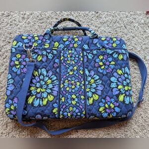 Vera Bradley Indigo Pop Laptop Case Bag